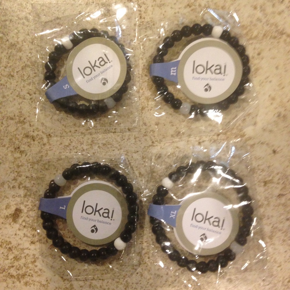 Lokai Bracelet Wristband S-M-L-XL Black